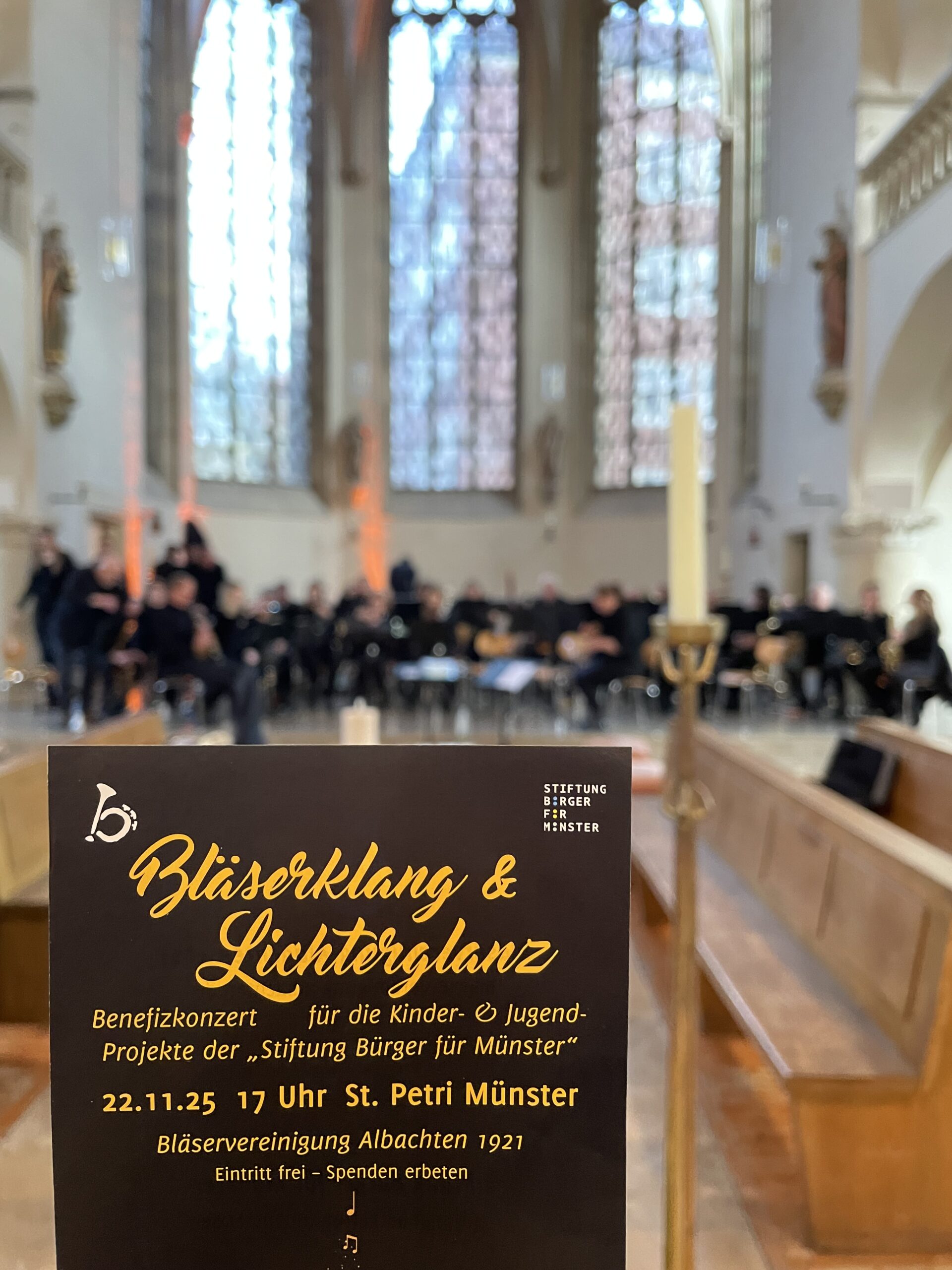 Benefizkonzert 2025: 874 Euro für die Kinder- und Jugendprojekte der Stiftung